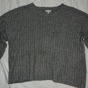 Heathered gray sweater size XL